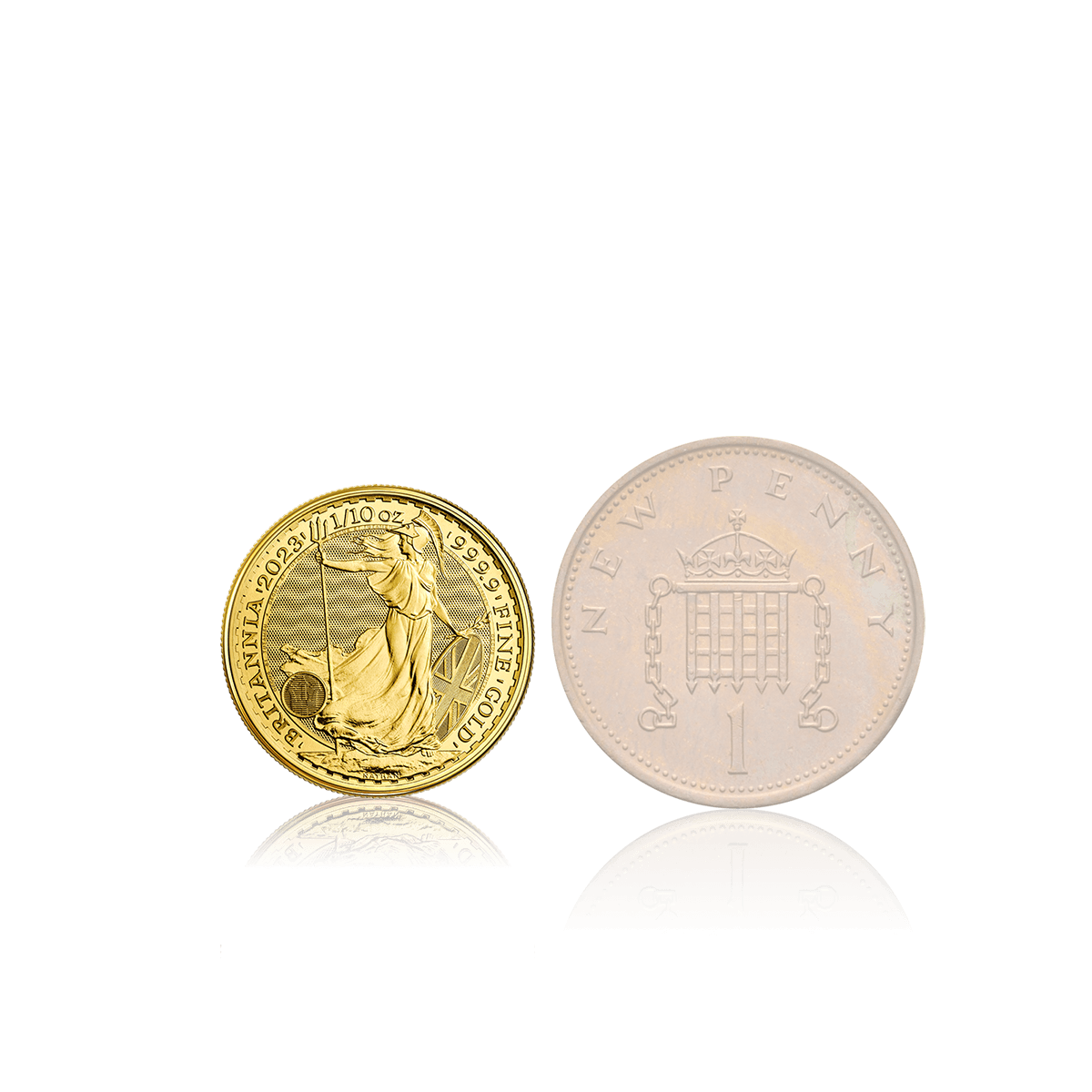 1/10 oz Gold Royal Mint Britannia King Charles (2023) 5